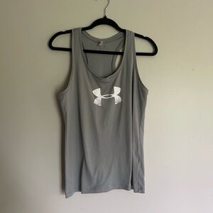 Under Armour Women's Gray Tank Top size medium workout athletic
